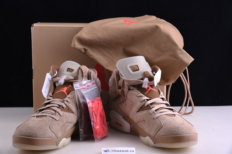 Jordan 6 Retro Travis Scott British Khaki DH0690-200