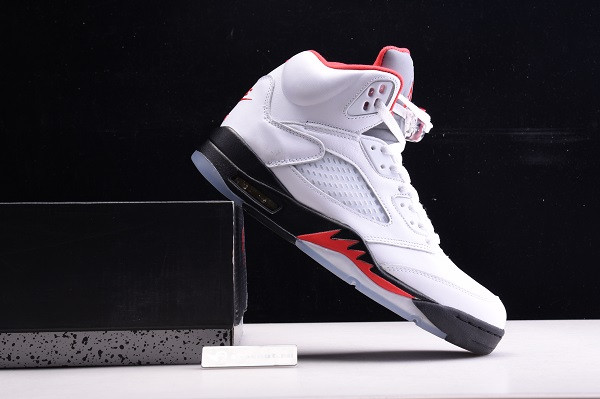 Air Jordan 5 Retro Fire Red Silver Tongue (2020) DA1911-102