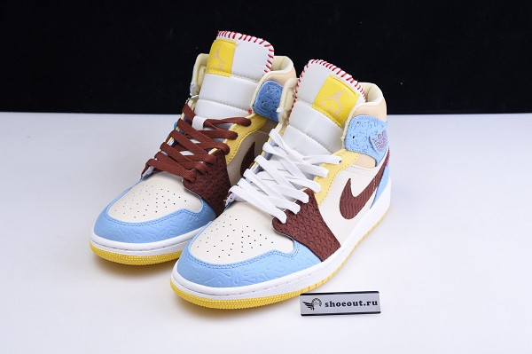 Ma*s*n château rouge x air jordan 1 mid se “fearless” cu2803-200