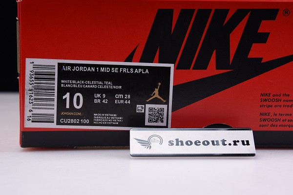 F**etasm x air jordan 1 mid “fearless” cu2802-100