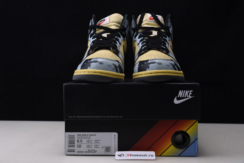 Nike Dunk High 1985 Black Acid Wash DD9404-700