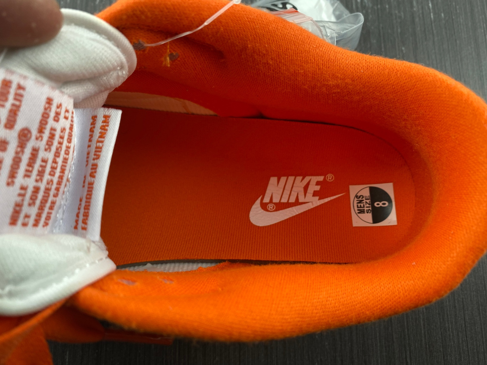 Nike Dunk Low “Safety Orange” DJ9955-800