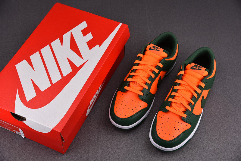 Nike Dunk Low “Miami Hurricanes” DD1391-300