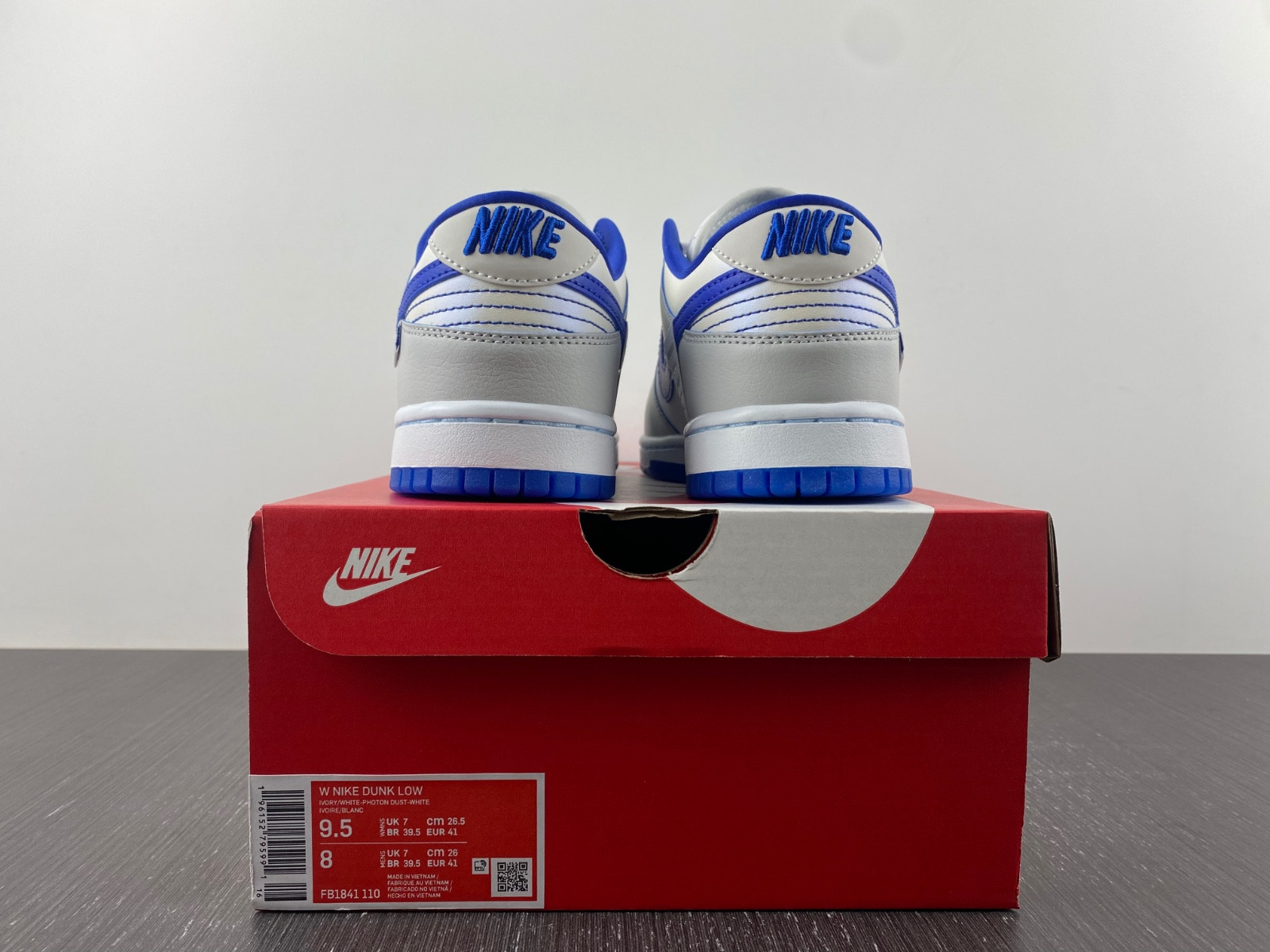 Nike Dunk Low Worldwide White Blue (W) FB1841-110