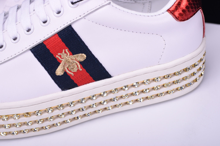 GC Ace Embellished SNEAKER WITH CRYSTALS 505995DOPE0