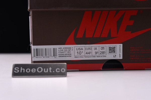 Travis Scott x Air Jordan 1 Low OG SP “Dark Mocha” CQ4277-001