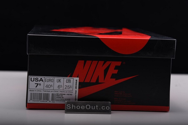 Air Jordan 1 Retro High Black Crimson Tint 555088-081