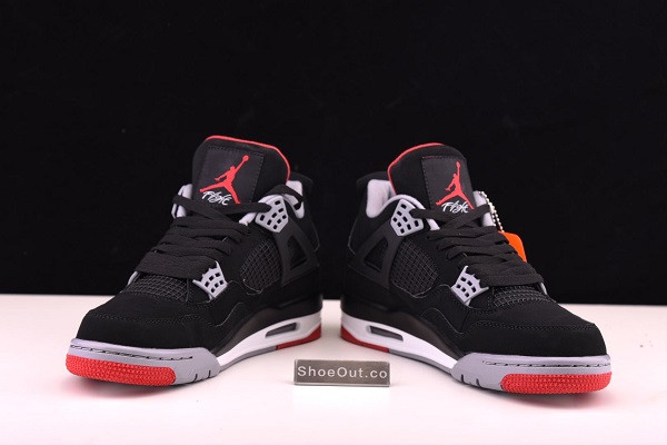 2019 Air Jordan 4 Retro OG Bred Black Cement 308497-060
