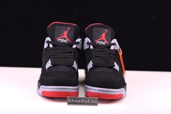 2019 Air Jordan 4 Retro OG Bred Black Cement 308497-060