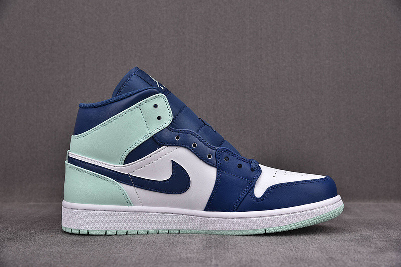 Air Jordan 1 Mid “Blue Mint” 554724-413