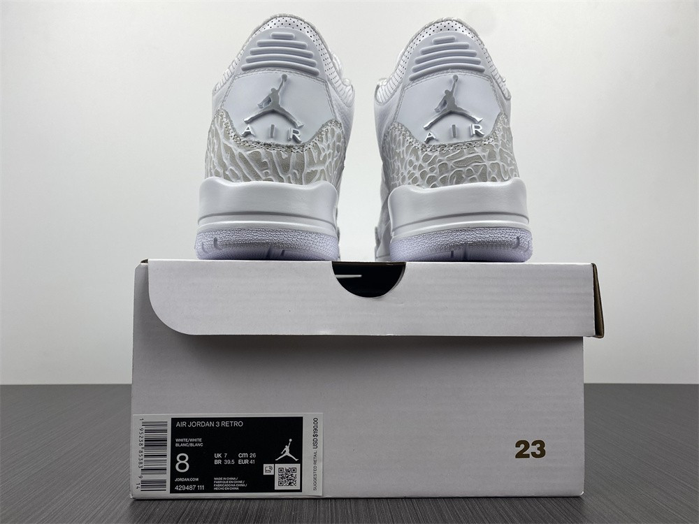NIKE AIR JORDAN 3 White 429487-111