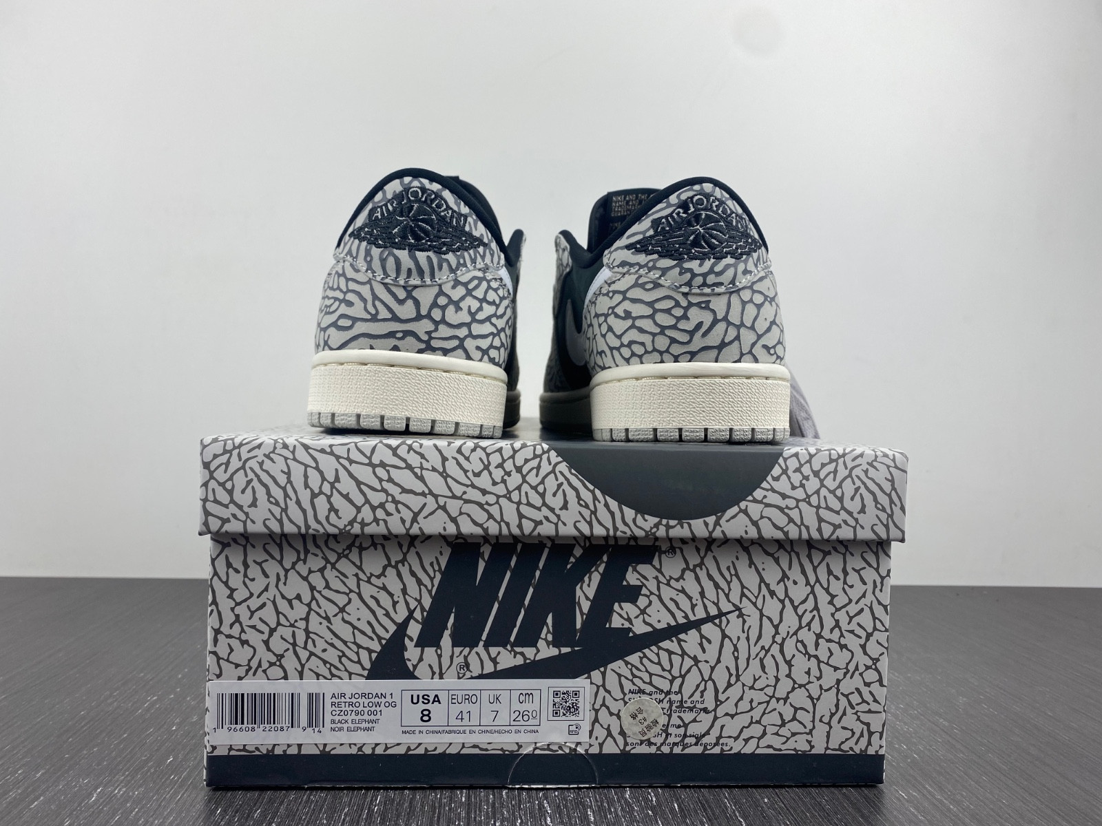 Air Jordan 1 Low OG “Black Cement” CZ0790-001