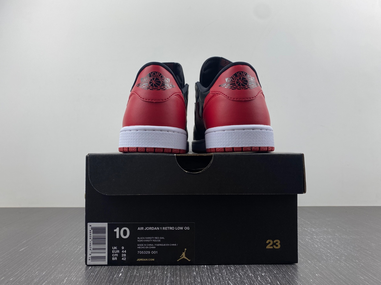 Air Jordan 1 Low OG “Bred” 705329-001