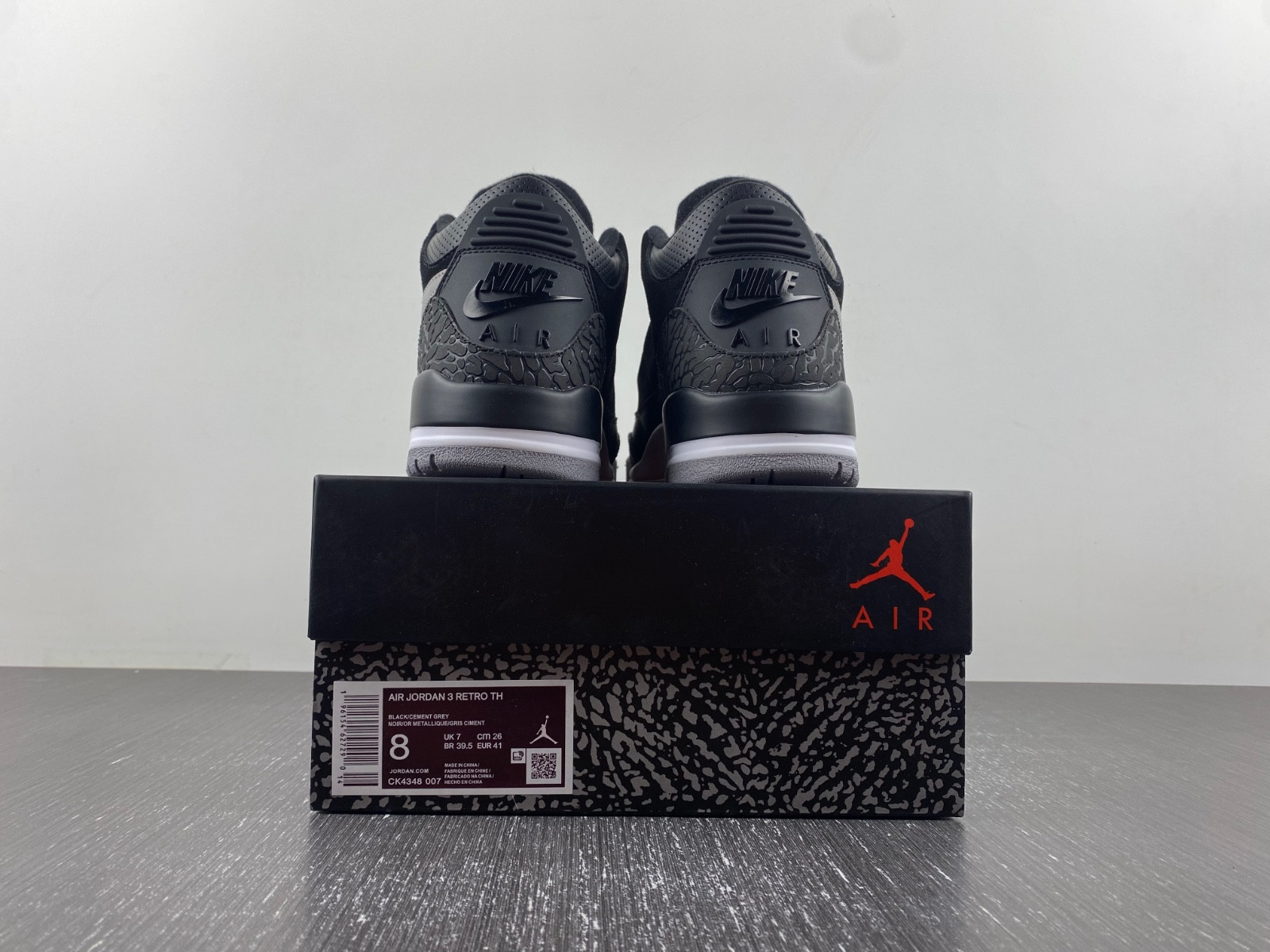 Air Jordan 3 Tinker Black/Cement Grey CK4348-007