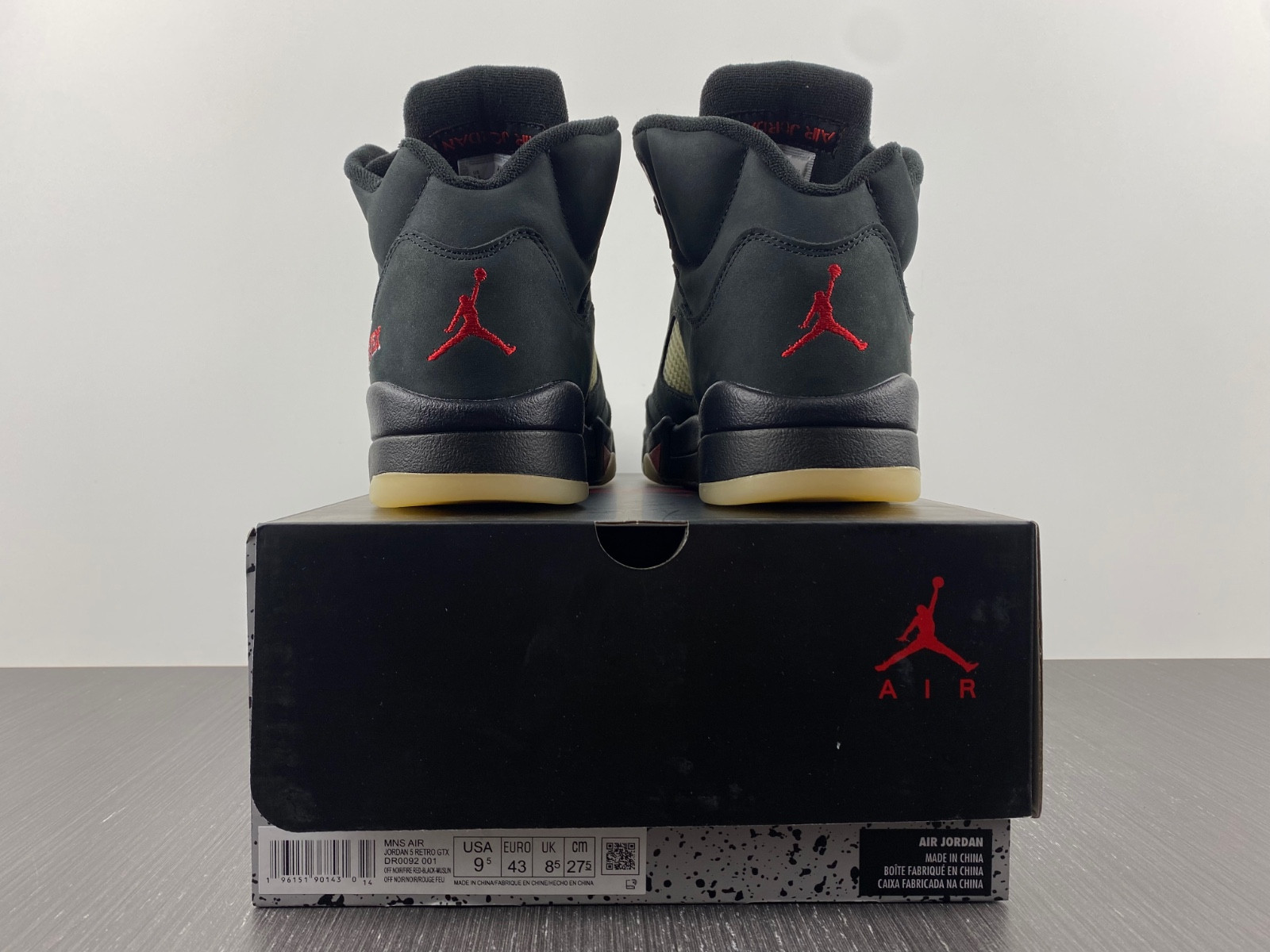 Air Jordan 5 Gore-Tex “Off Noir” DR0092-001