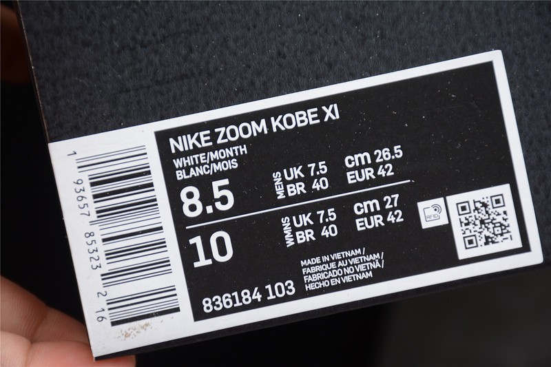 Nike Kobe 11 EM Low Summer Pack 836183-103