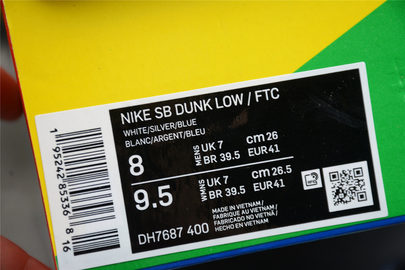 FTC x Nike SB Dunk Low DH7687-400
