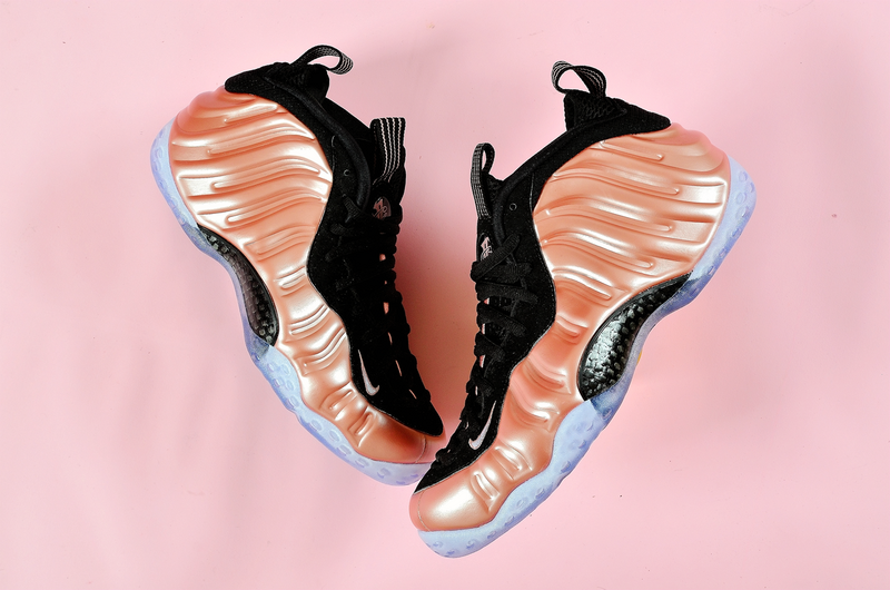 NIKE AIR FOAMPOSITE ONE "RUST PINK" white/ black 314966-602