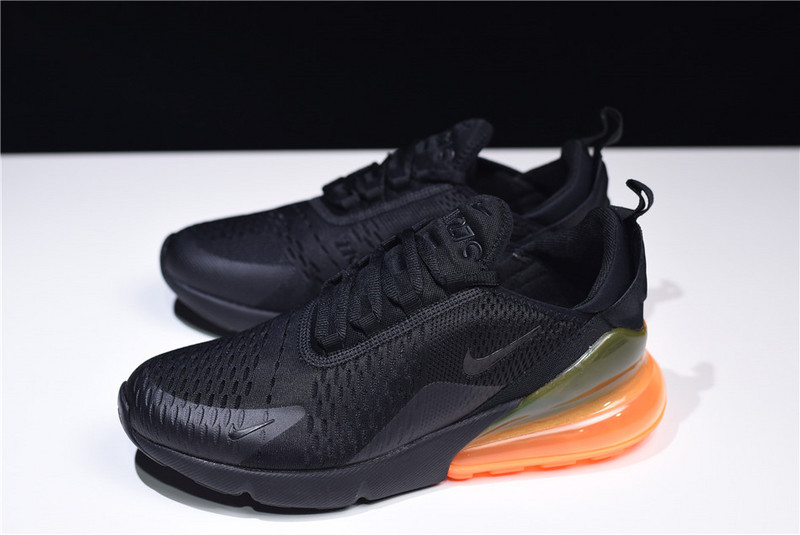 NIKE mens AIR MAX 270 “Tonal Orange” black AH8050-008