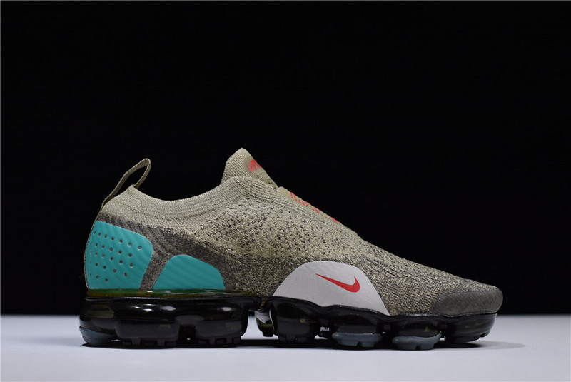 Nike VaporMax FK Moc 2 Natural Olive Habanero Red AH7006-200