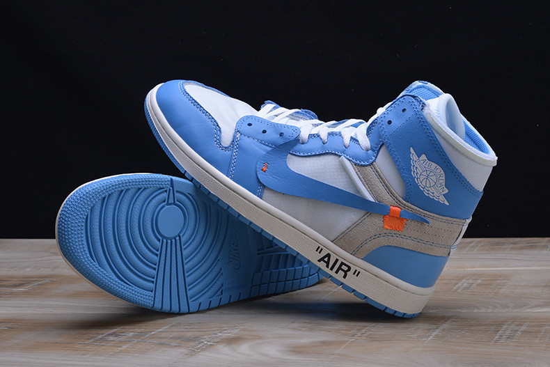 OFF WHITE Air Jordan 1 Powder Blue UNC AQ0818-148