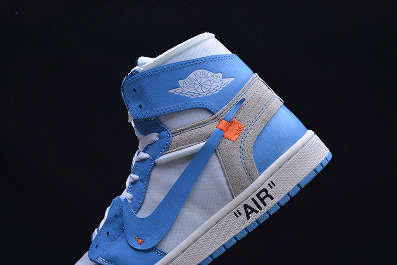OFF WHITE Air Jordan 1 Powder Blue UNC AQ0818-148