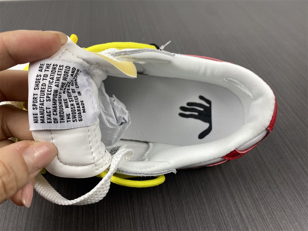 OF x Nike Blazer Low “White/University Red” DH7863-100