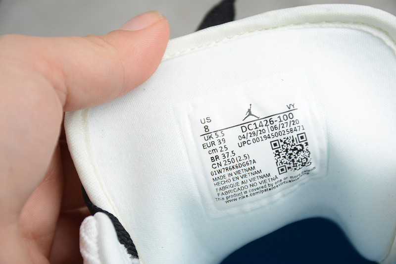 Air Jordan 1 Mid Sail Red Black Blue DC1426-100