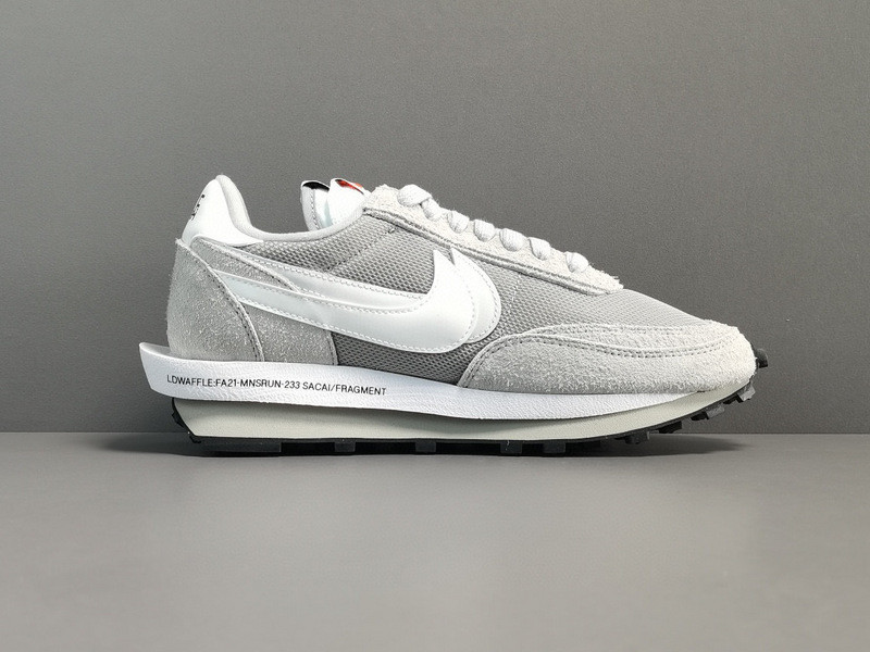 Fragment Design xSacai xNike LDWaffle "Light Smoke Grey"DH2684-001