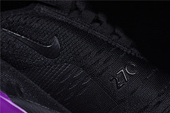 Nike womens Air Max 270 black purple AH6789 016