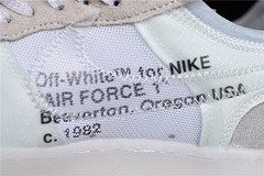 OFF White x Nike AIR FORCE 1 LOW "All White" AO4606 100