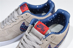 Nike Air Force 1 Low Moon Landing Particle Indigo Tan Blue Red AQ0556 200