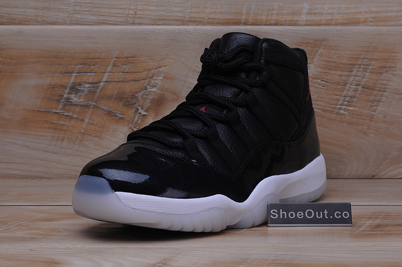 JORDAN 11 RETRO BP "72-10" black mens 378037-002