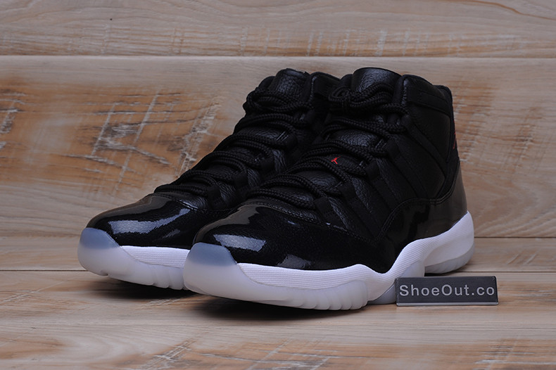 JORDAN 11 RETRO BP "72-10" black mens 378037-002