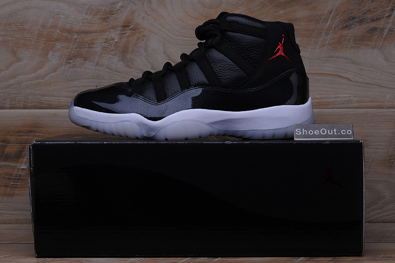 JORDAN 11 RETRO BP "72-10" black mens 378037-002