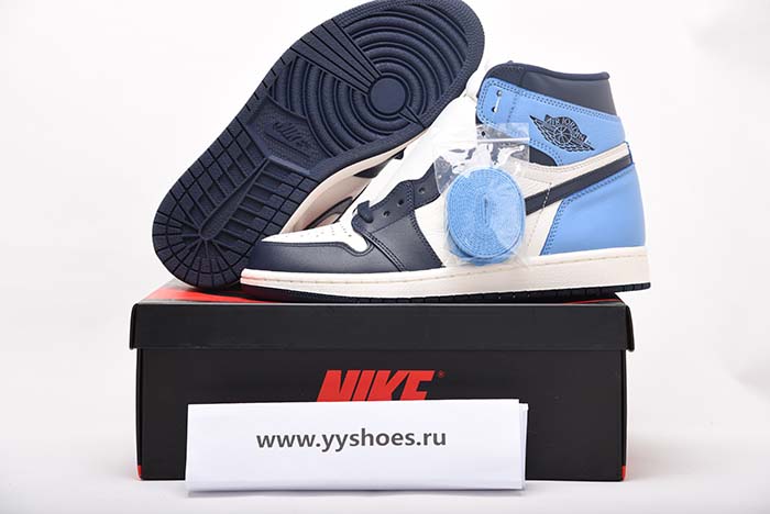AIR JORDAN 1 OBSIDIAN UNIVERSITY BLUE 555088-140