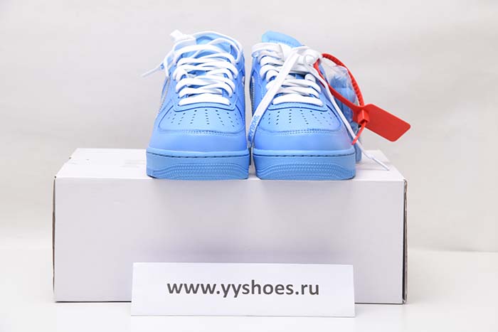 OFF-WHITE NIKE AIR FORCE 1 MCA BLUE CI1173-400
