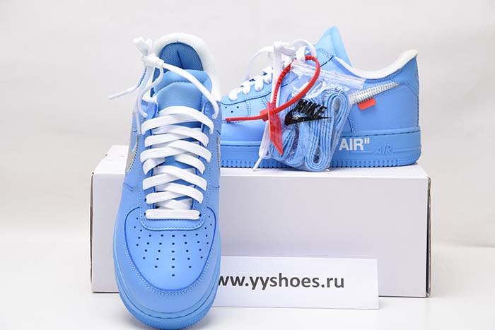 OFF-WHITE NIKE AIR FORCE 1 MCA BLUE CI1173-400