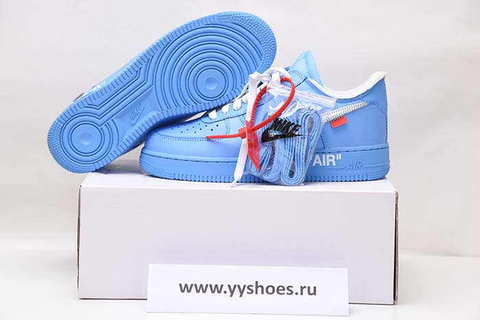 OFF-WHITE NIKE AIR FORCE 1 MCA BLUE CI1173-400