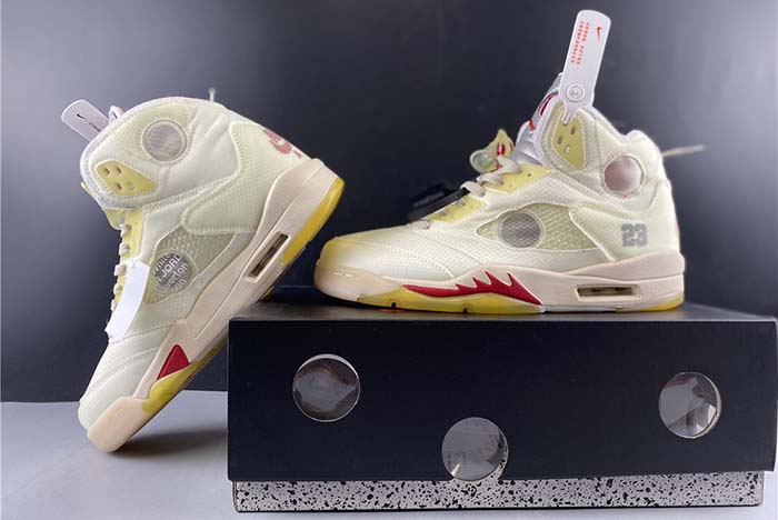 Air Jordan 5 xoff white 3M REFLECTIVE CT8480-0020