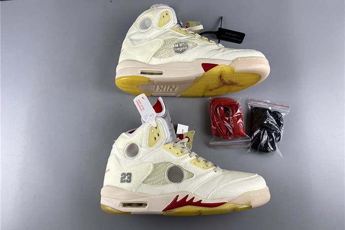 Air Jordan 5 xoff white 3M REFLECTIVE CT8480-0020