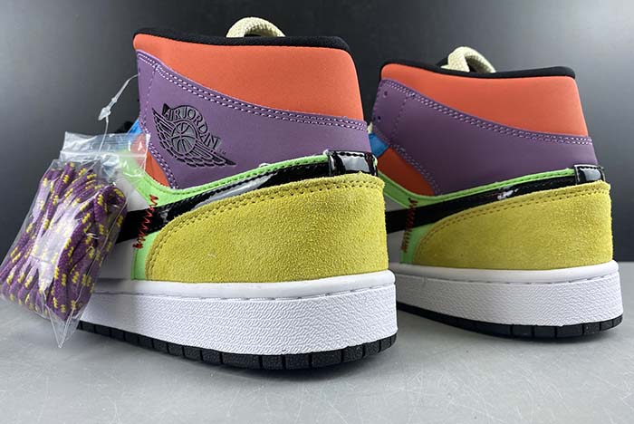 Air Jordan 1 Mid “Multicolor” CW1140 100
