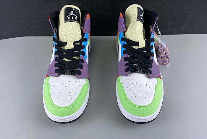 Air Jordan 1 Mid “Multicolor” CW1140 100