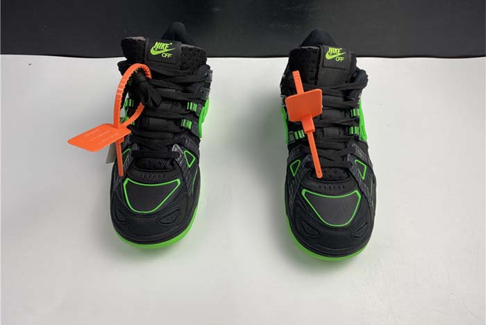 OFF-WHITE x Nike Air Rubber Dunk “Green Strike” CU6015-001