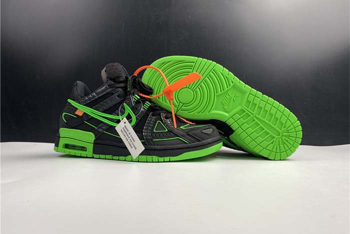 OFF-WHITE x Nike Air Rubber Dunk “Green Strike” CU6015-001