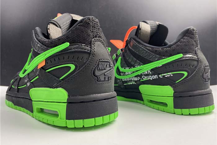 OFF-WHITE x Nike Air Rubber Dunk “Green Strike” CU6015-001