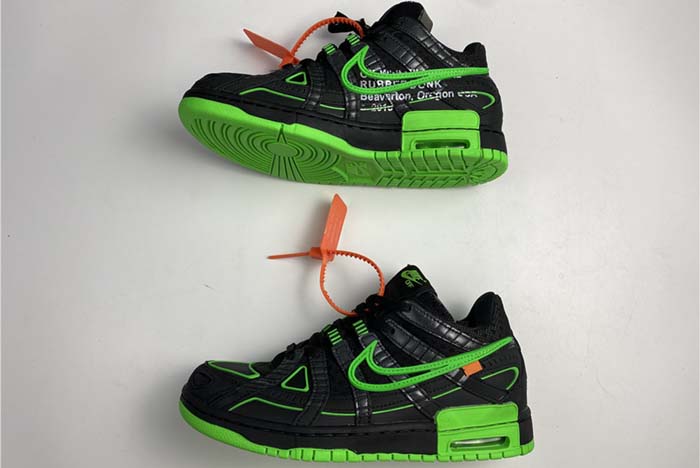 OFF-WHITE x Nike Air Rubber Dunk “Green Strike” CU6015-001