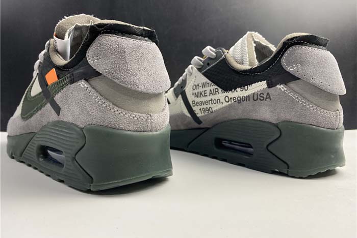 OFF-WHITE NIKE AIR MAX 90 GREY AA7293-002