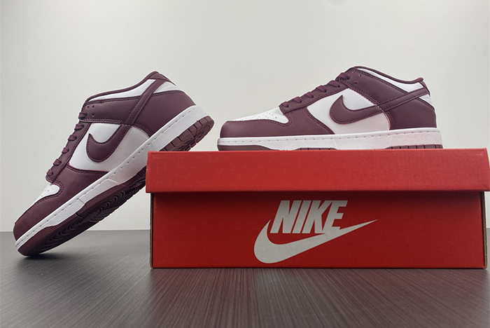 New Nike Dunk Low “Bordeaux” White/Bordeaux DD1503-108