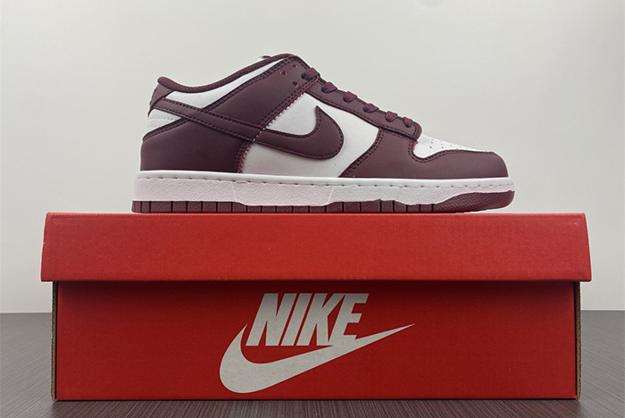 New Nike Dunk Low “Bordeaux” White/Bordeaux DD1503-108